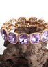 Boho Bracelet, RH Armbander Bracelet, Gold Crystal